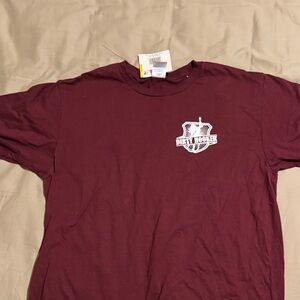 Gildan Burgundy Graphic Tee